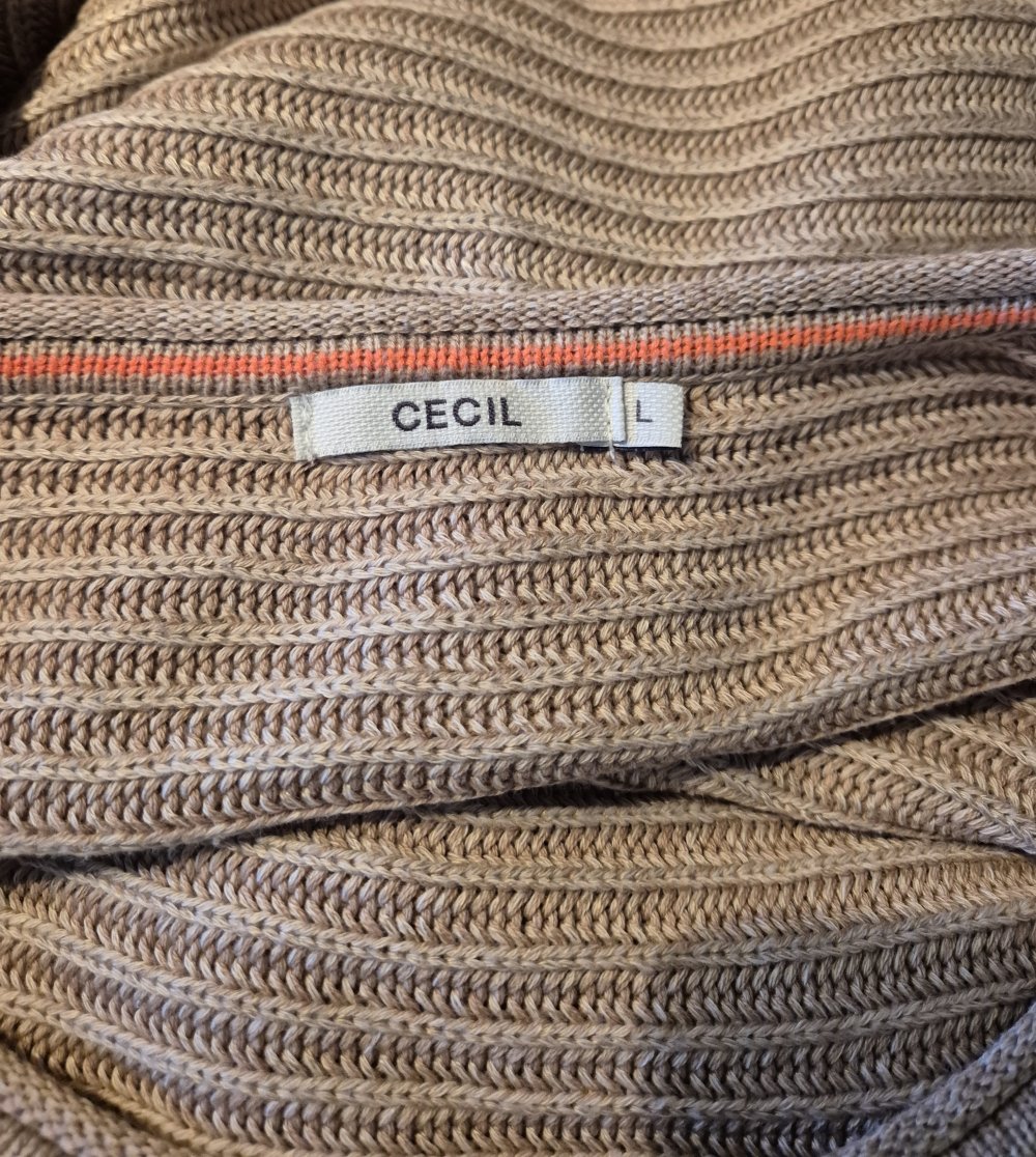 Cecil Pullover beige Gr L