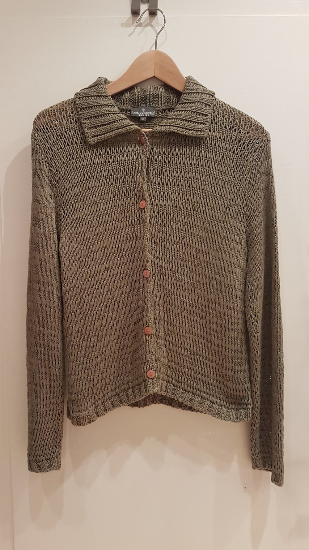 Ann Llewellyn Strickjacke, olive, Gr. M