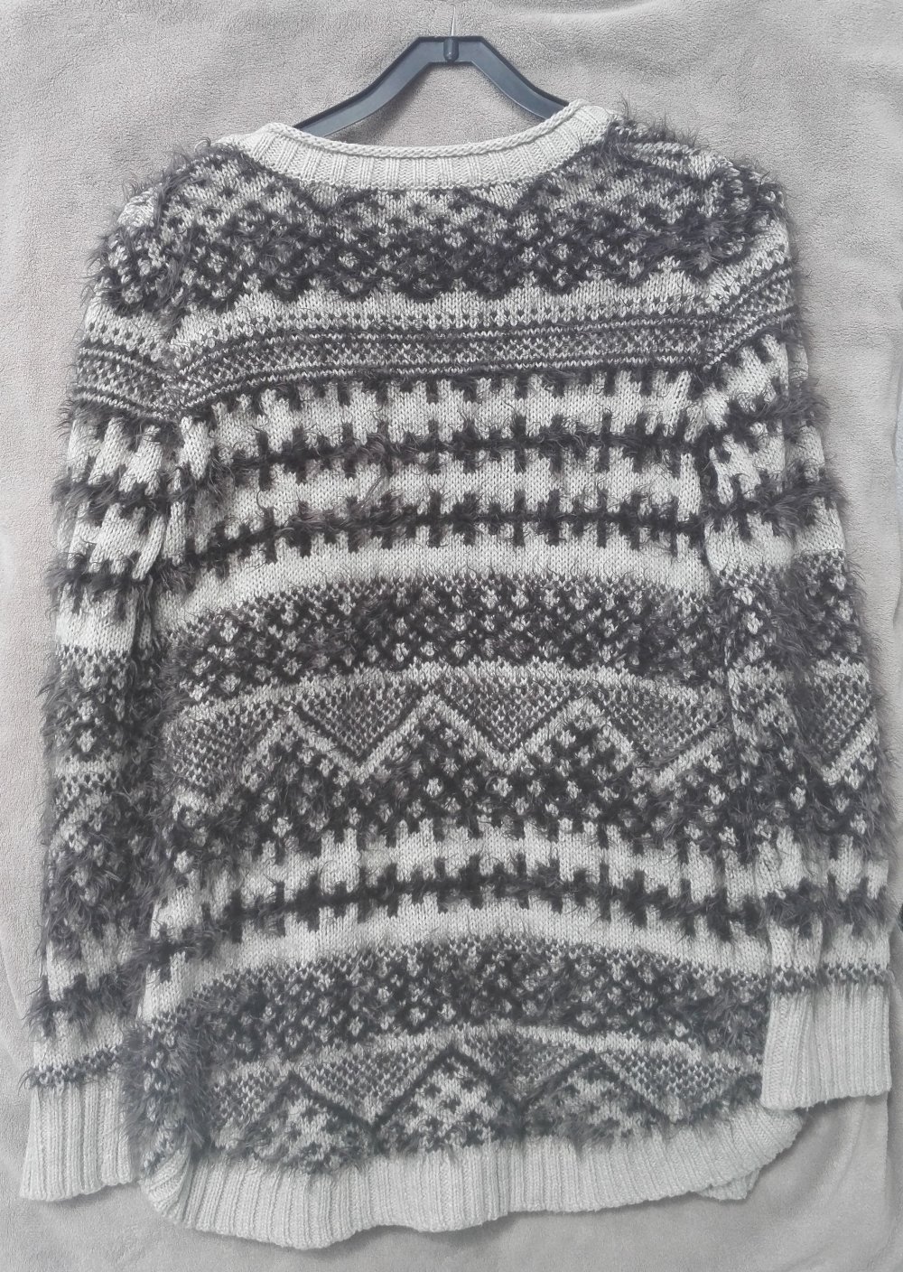 Strickjacke Cardigan gemustert