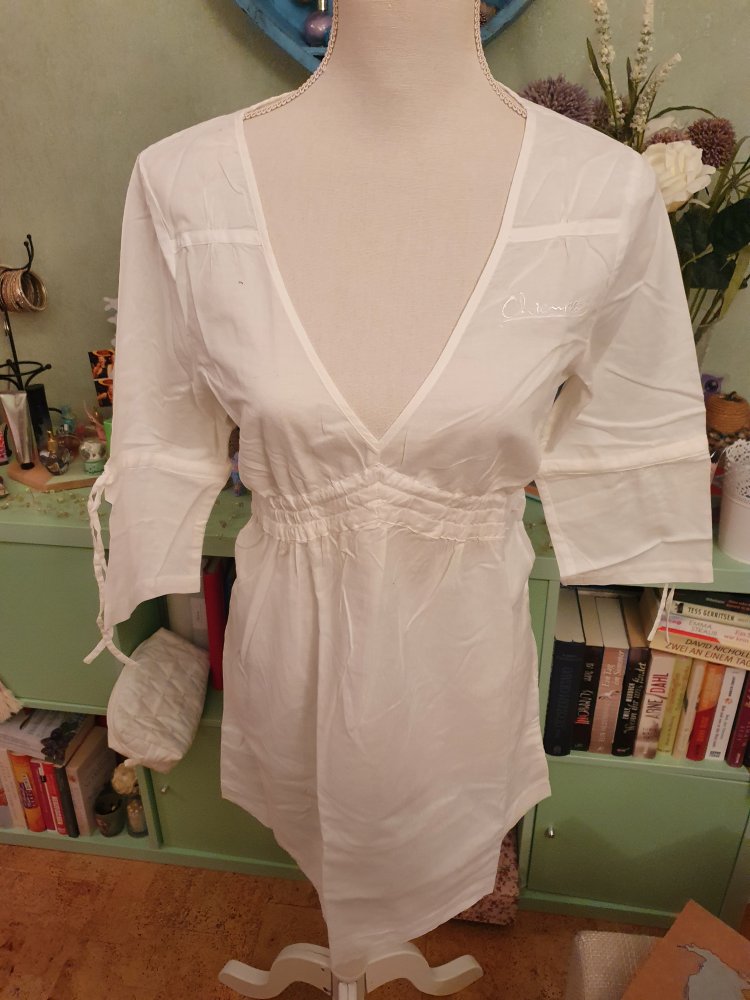 Tolle weiße Tunika / Bluse / Longbluse von Chiemsee