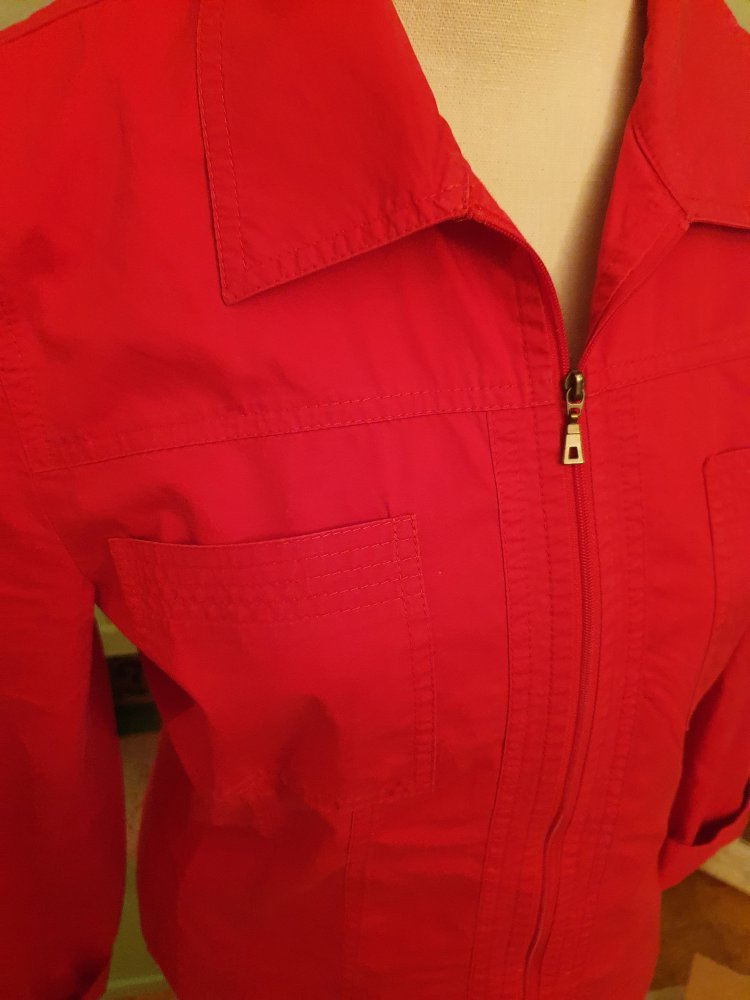 Tolle rote Bluse / Jäckchen / Blazer von Taifun Collection