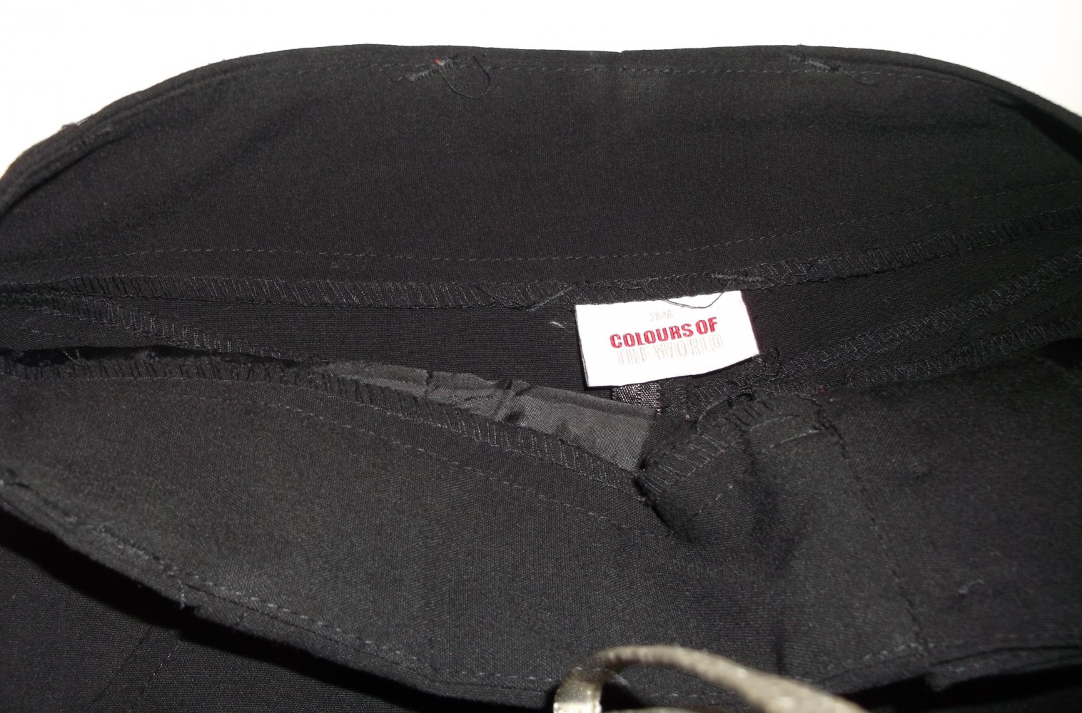 schwarze Stoffhose Gr. 34