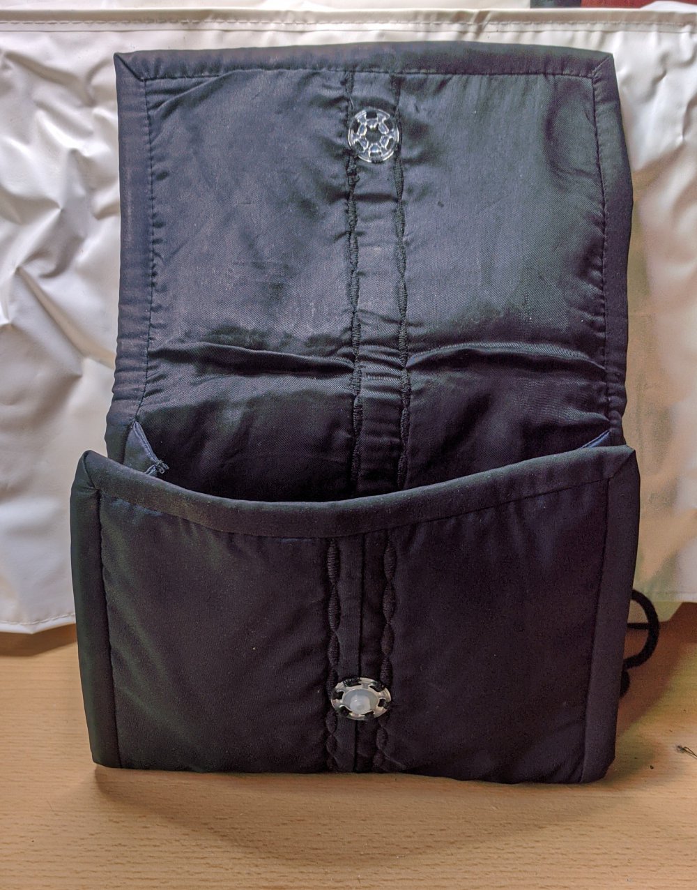 dunkelblaue Handtasche/ Clutch/ umhängetasche
