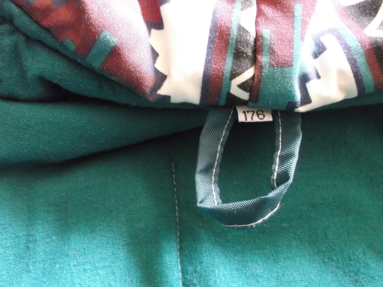 grüne warme Winterjacke  Gr. 176