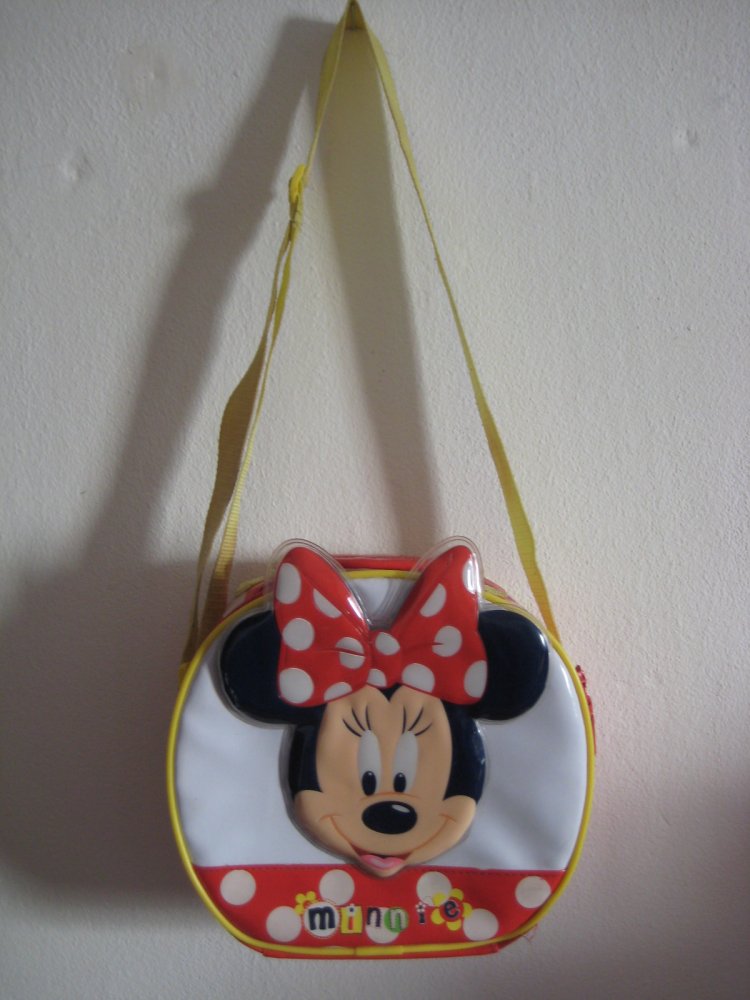 Süße Minnie Maus Tasche! minnie maus, minnie mouse, disney exclusive, original, besonders, rot, weiß, punkte, pünktchen, kindergarten, unisex