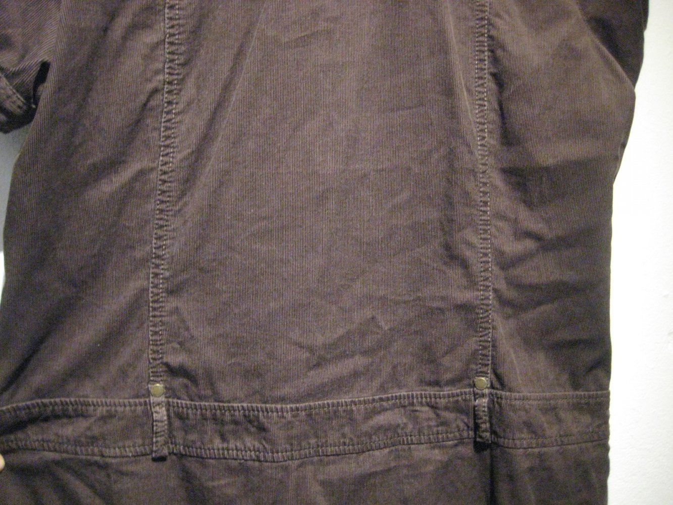 Dunkelbraunes Cordkleid von S.Oliver!
