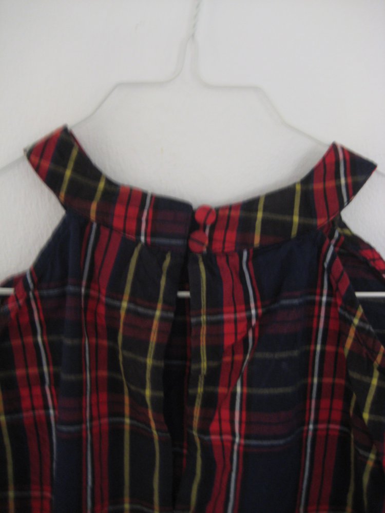 Kariertes, schulterfreies Kleid von asos, karos, kariert, schulterfrei, weihnachten, schick, tartan, schottisch, schottenrock, taillenrock, asos, plussize, curvy, choker