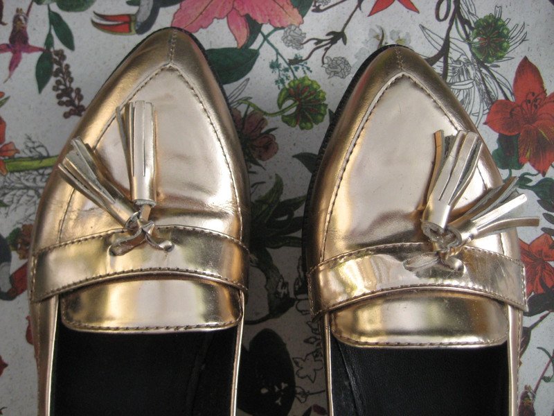 Edle goldene Loafer von Vagabond! schick, edel, vagabond, plateau, roségold, gold, loafer, besonders, creeper, büro, hochzeit