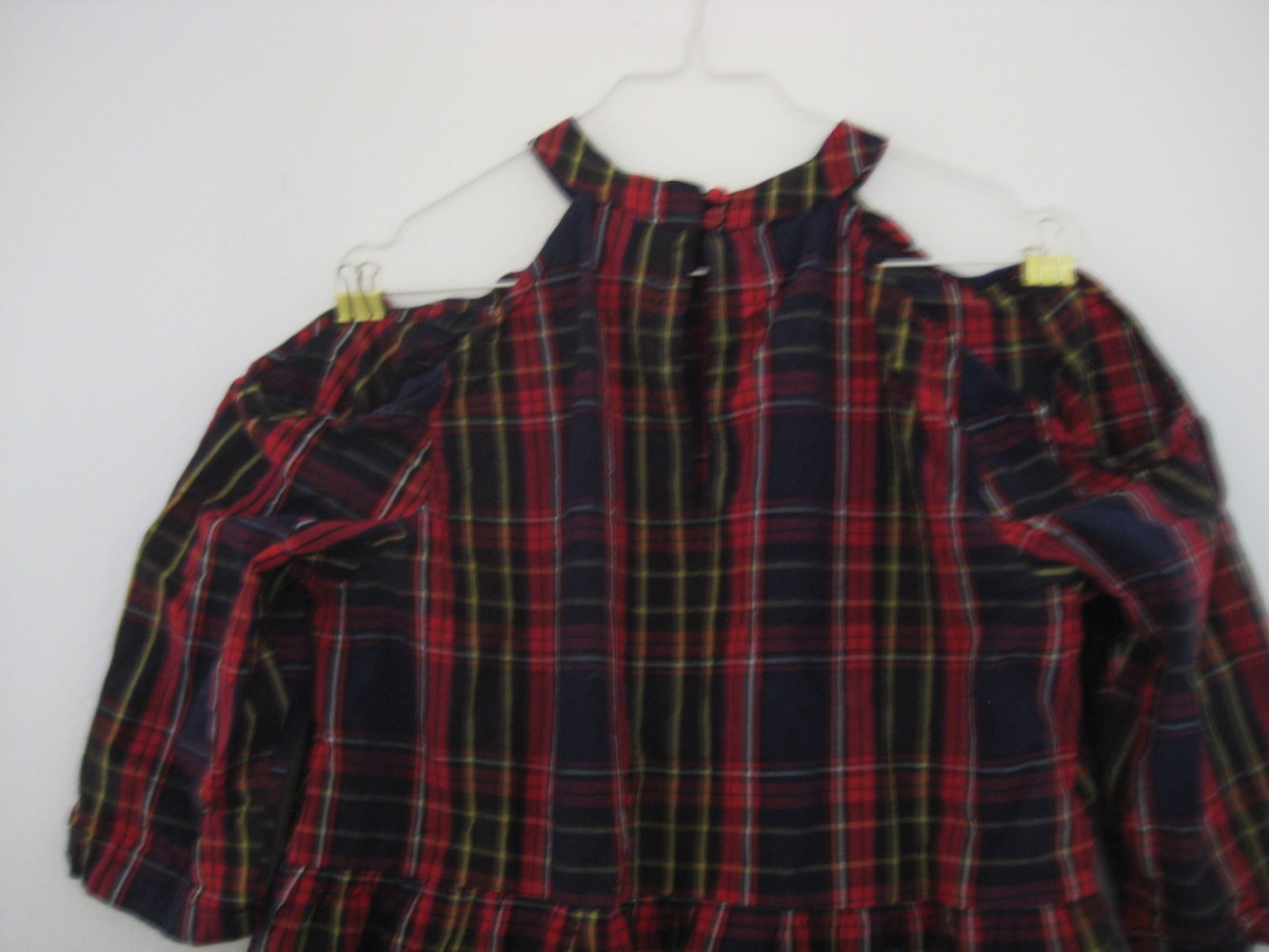 Kariertes, schulterfreies Kleid von asos, karos, kariert, schulterfrei, weihnachten, schick, tartan, schottisch, schottenrock, taillenrock, asos, plussize, curvy, choker