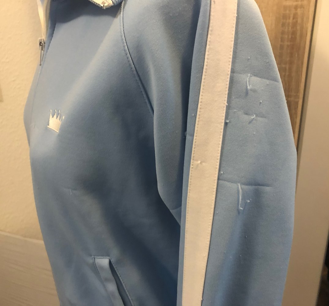 Hellblaue Sportjacke Gr. S