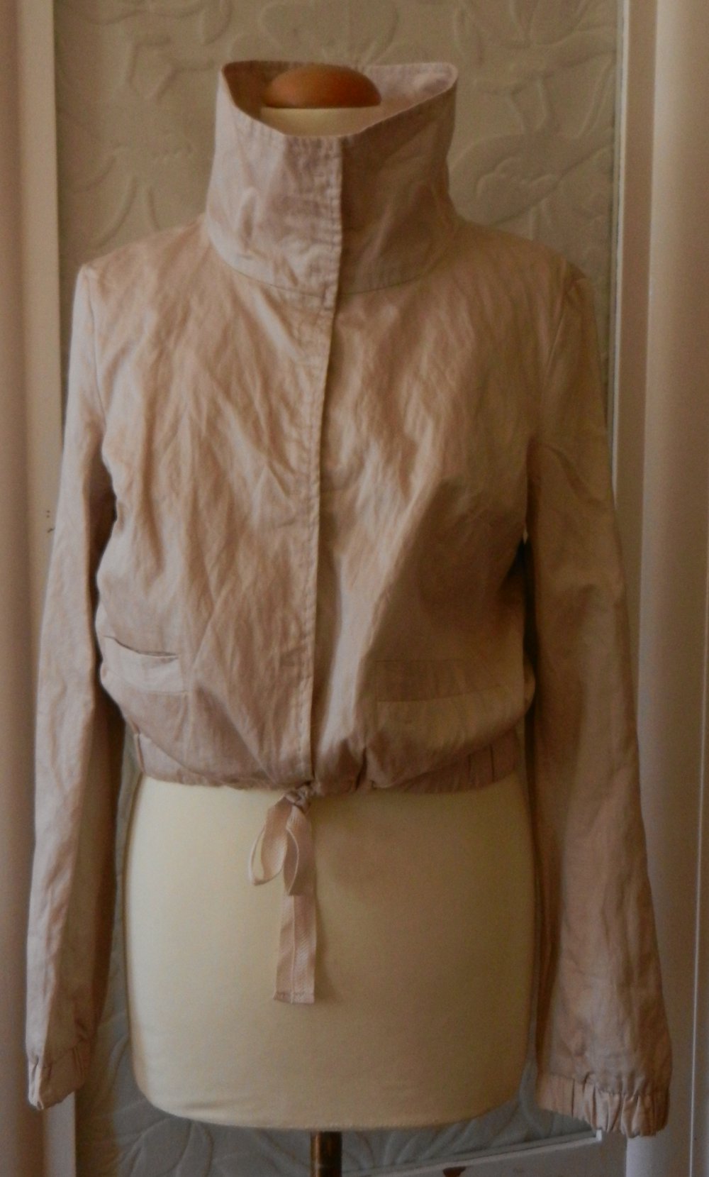Vintage Blouson Jacke 38 nude 