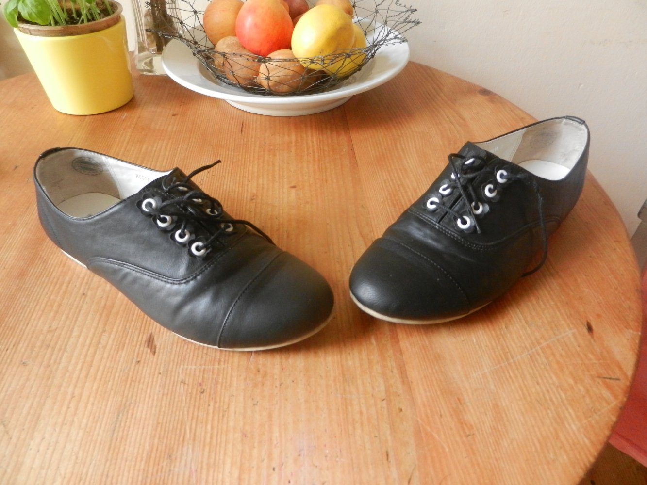 Leder Schnürer Sw 38 39 Le Bunny Blue Lederschuhe BERLIN