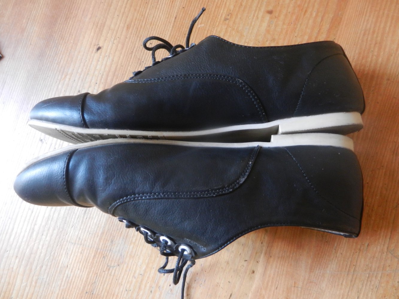 Leder Schnürer Sw 38 39 Le Bunny Blue Lederschuhe BERLIN