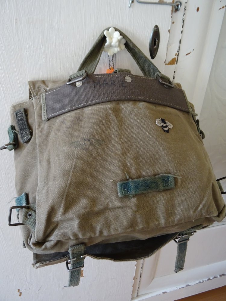Vintage Military Tasche Mittel 70er 80er Punk Gothik Grunge Outdoor BERLIN
