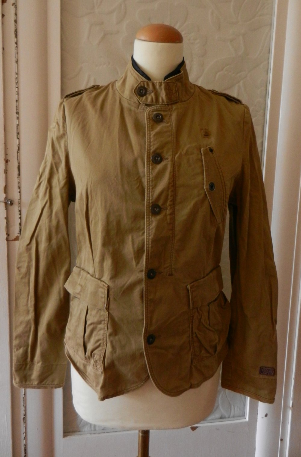 Vintage G-Star Jacke S M beige BERLIN