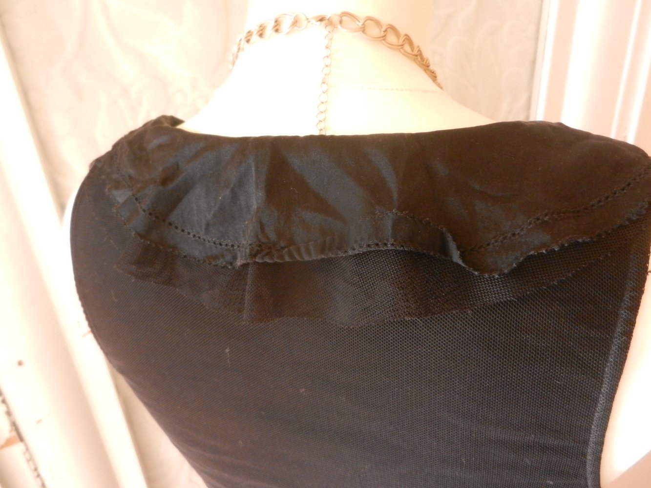 Kleid 36 S schwarz mit Seide Burlesque Cocktailkleid Sommerkleid BERLIN