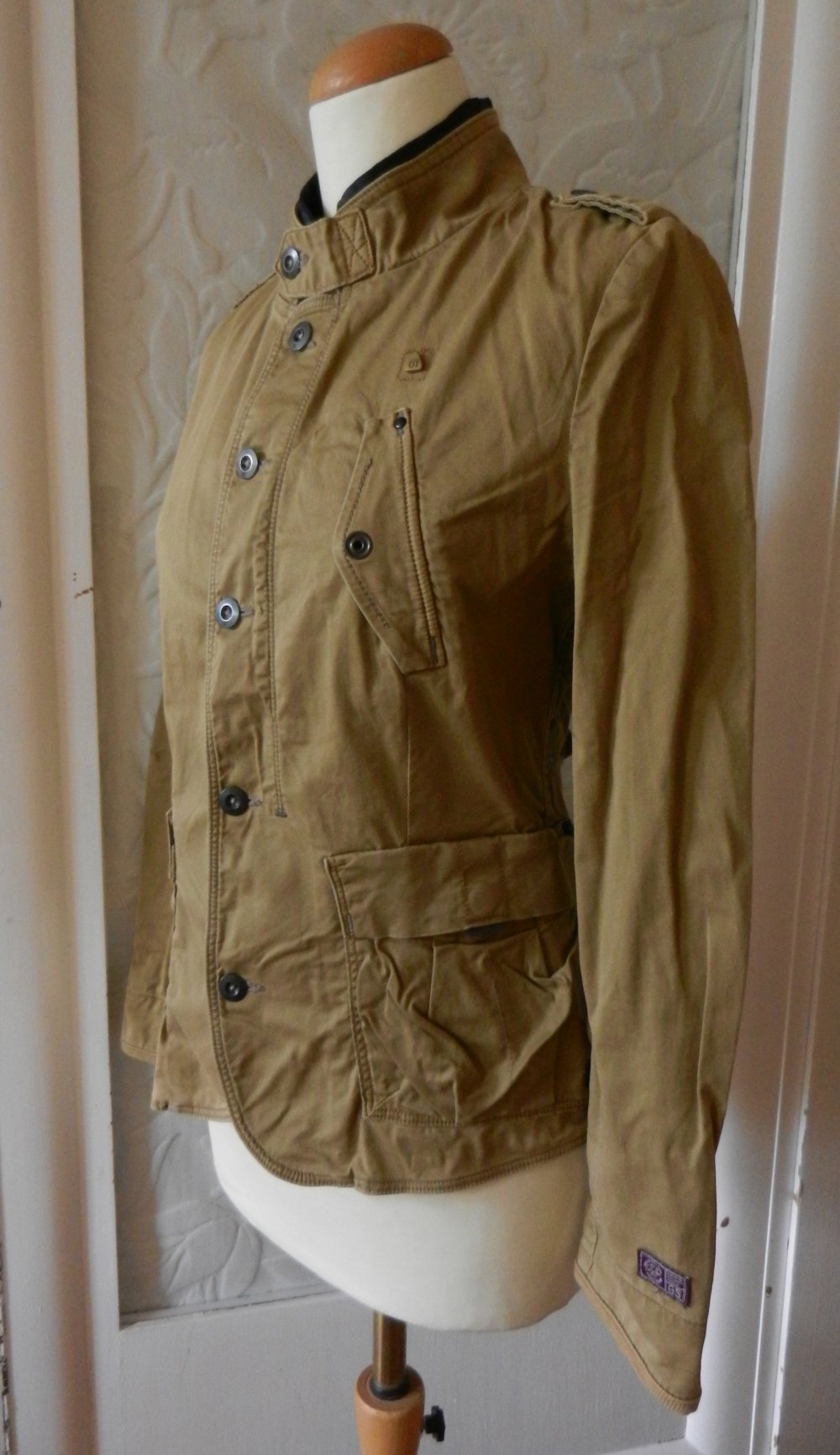 Vintage G-Star Jacke S M beige BERLIN