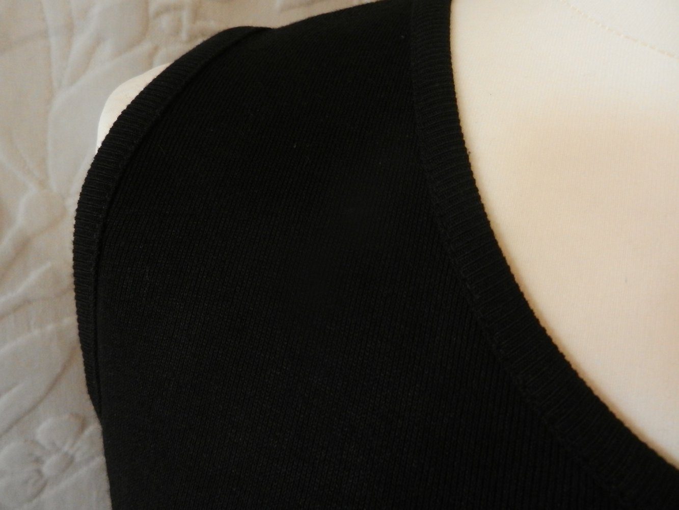 Kleid 36 38  S M schwarz Fluide Baumwolle Sommerkleid BERLIN