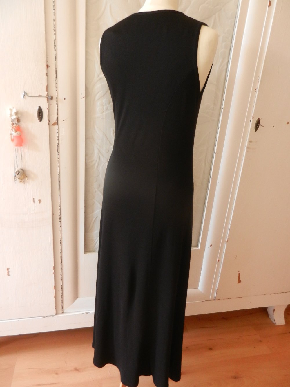 Kleid 36 38  S M schwarz Fluide Baumwolle Sommerkleid BERLIN