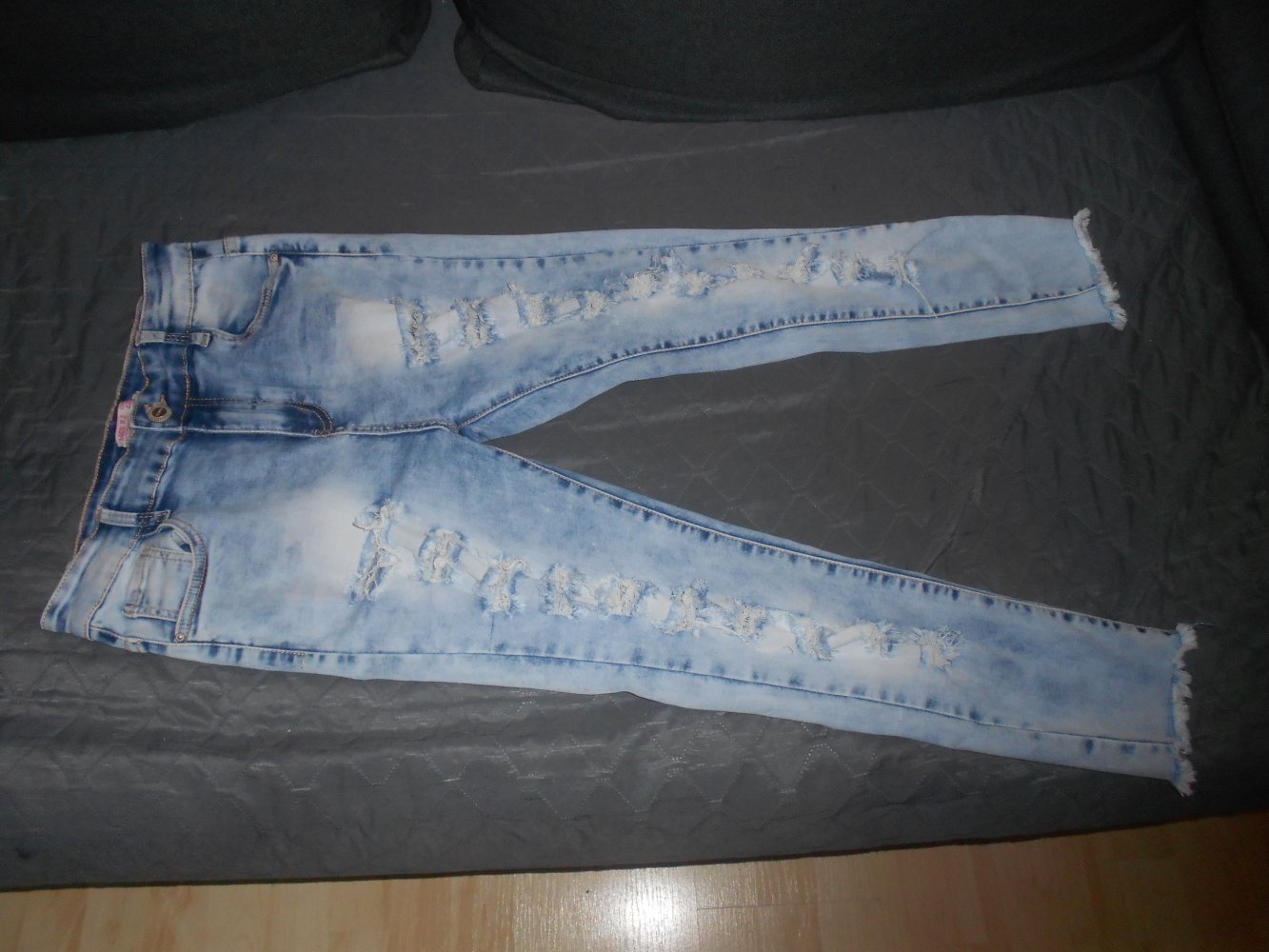 Miss RJ - ankle Jeans im destroyed Look Gr. 42