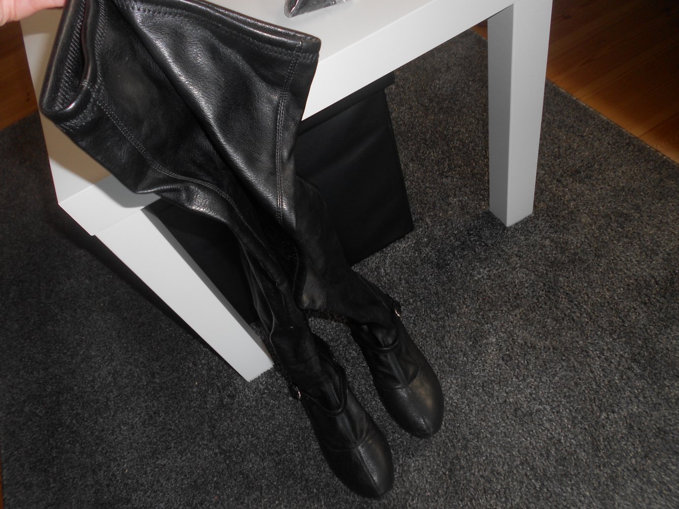 Buffalo - schwarze Overknees Gr. 37