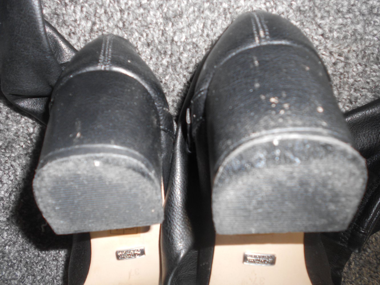 Buffalo - schwarze Overknees Gr. 37