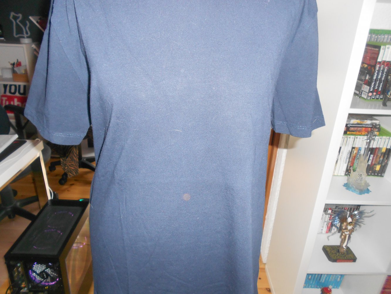 Zara - marineblaues Herren T-Shirt Gr. L