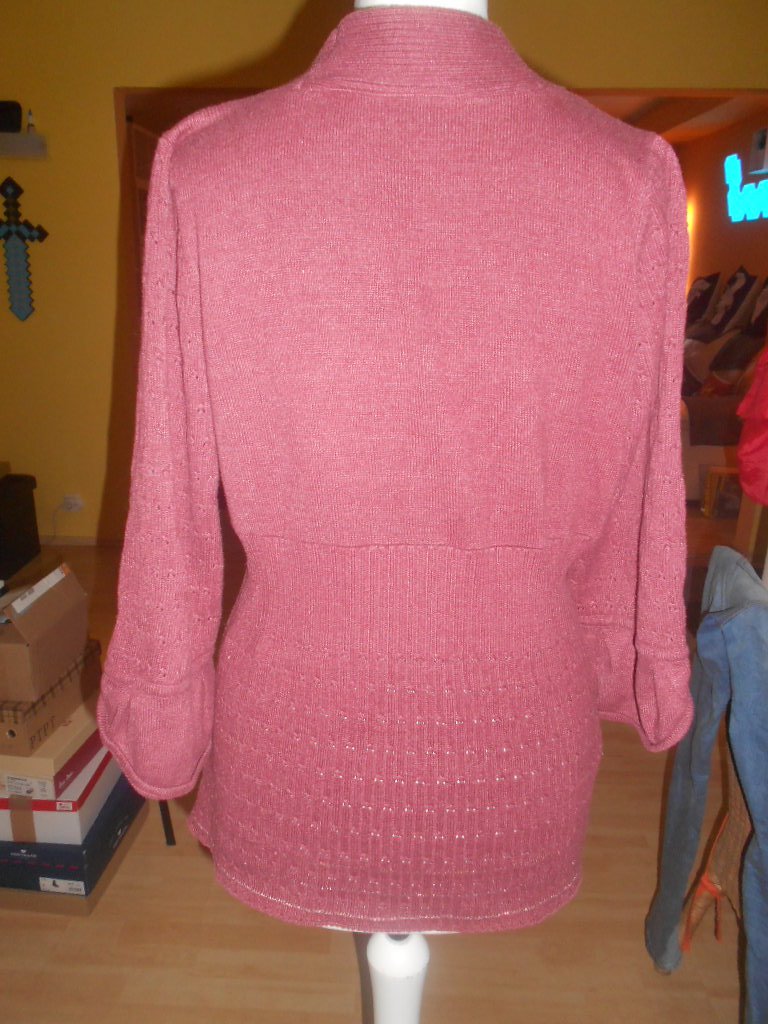 DKNY Jeans - bordeauxroter Pullover Gr. M