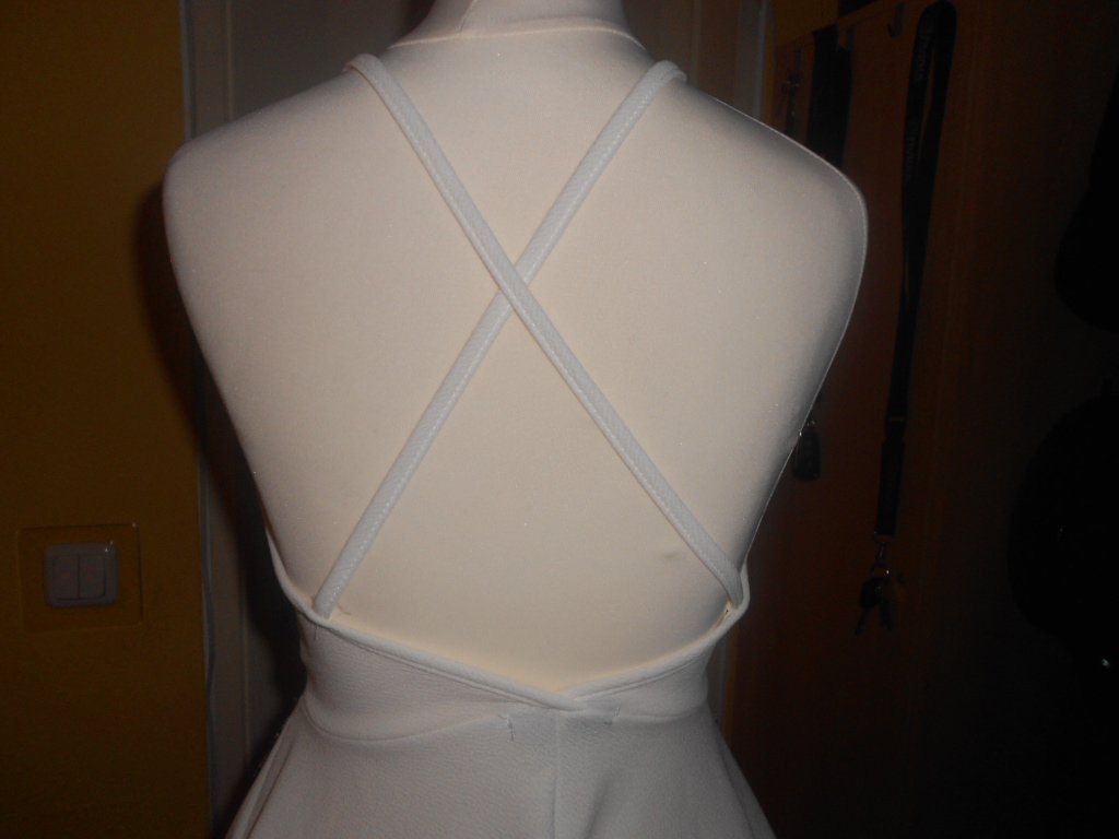 Papaya- ausgefallenes Minikleid Gr. S