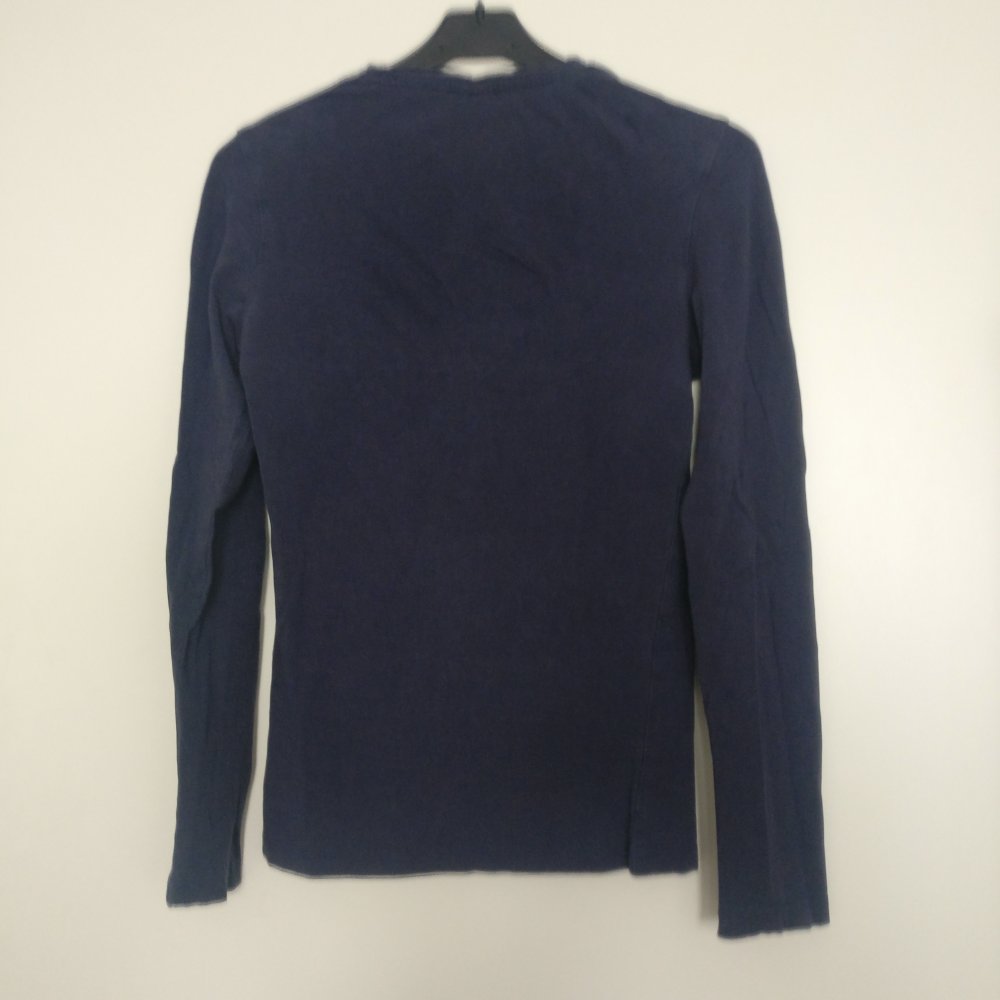 Sport Long- Shirt Gr. XS S dunkelblau basic Long Sleeve