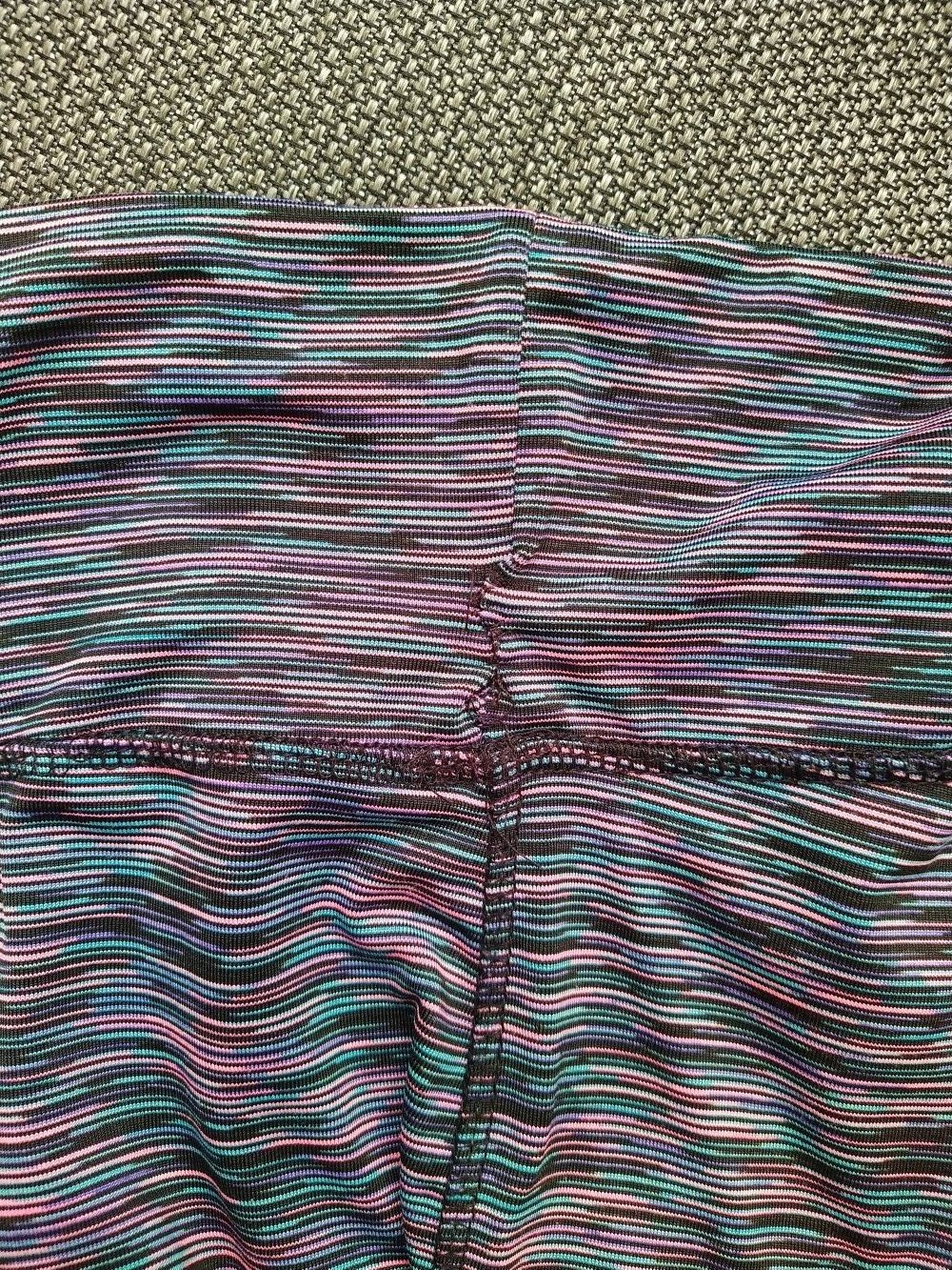 Leggings bunt lila pink türkis Gr. S
