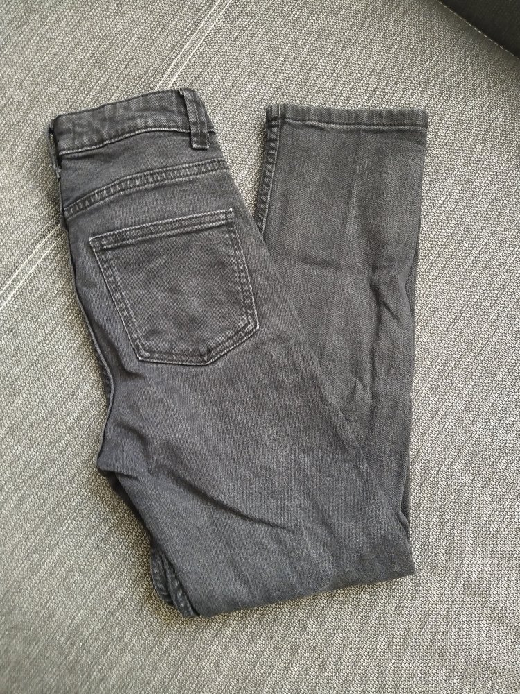 Jeans schwarz anthrazit Gr. 34
