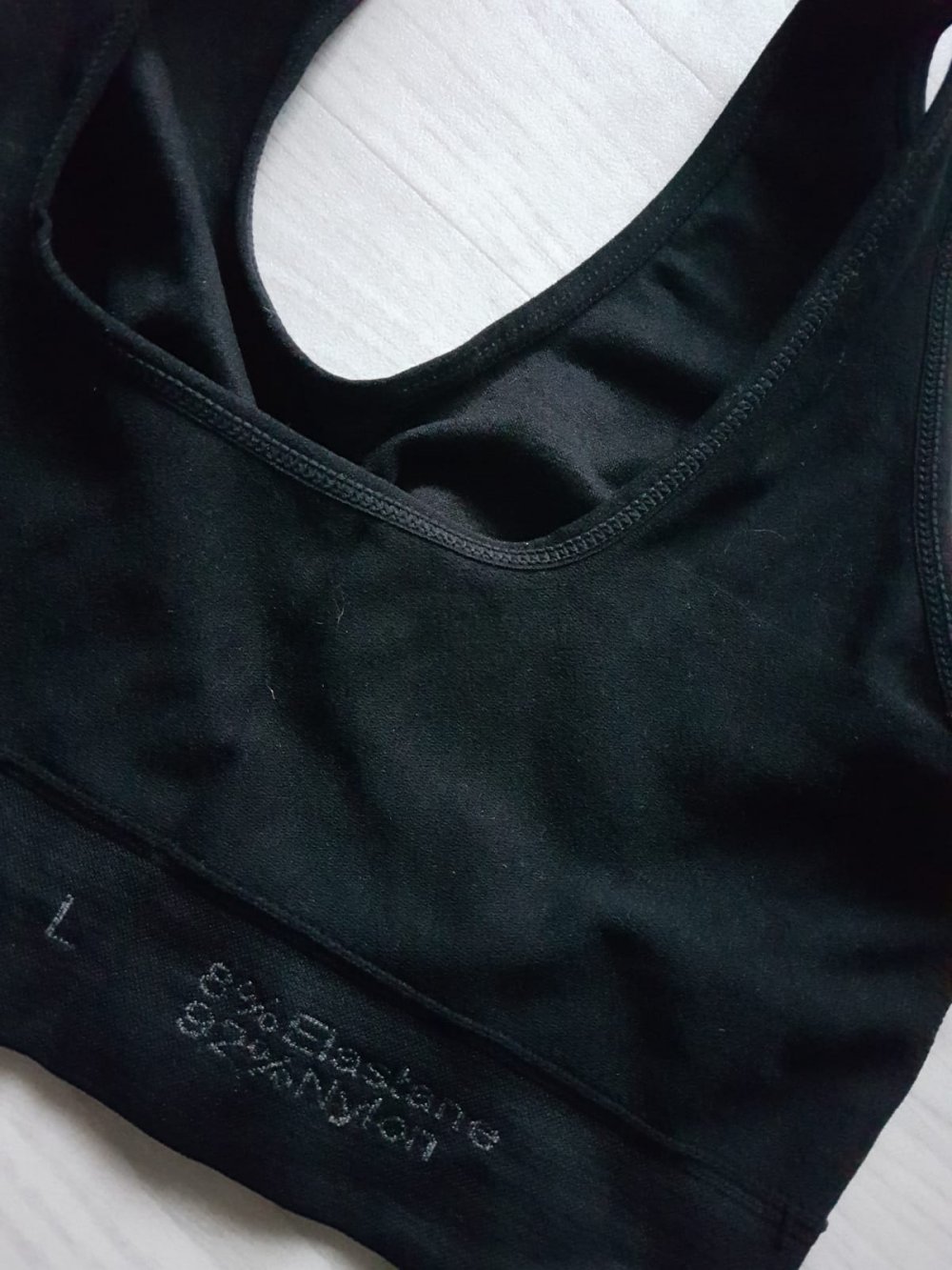 sport bh bustier schwarz 75 b