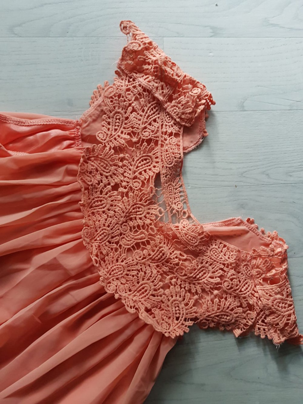 kleid lang leicht sommer spitze
