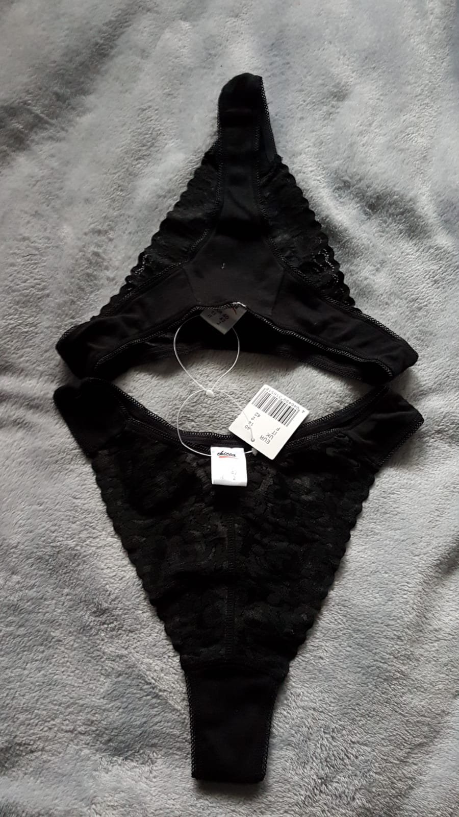 Damen Slip Frau Unterwäsche Unterhose Schwarz Größe 40 Übergröße 2er Pack Set