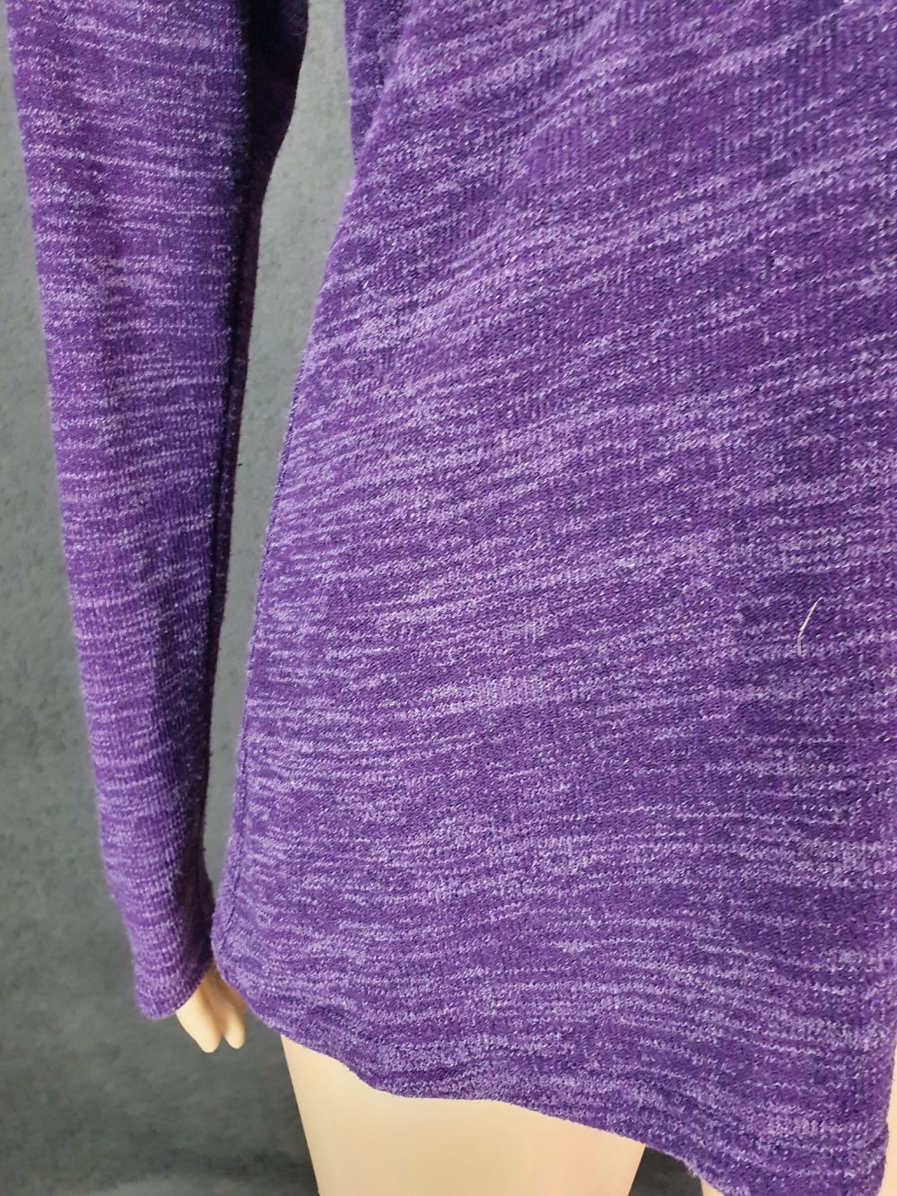 Pullover Lila Schwarz zum schnüren