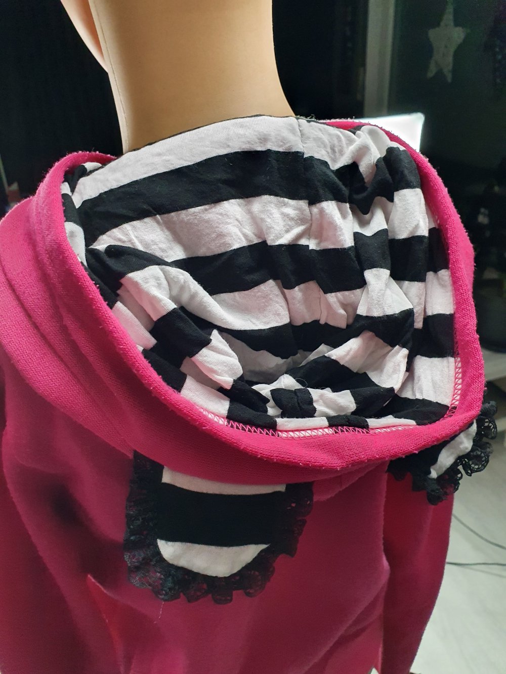 Pullover Jacke Pink Emo Gothic Jessica louise