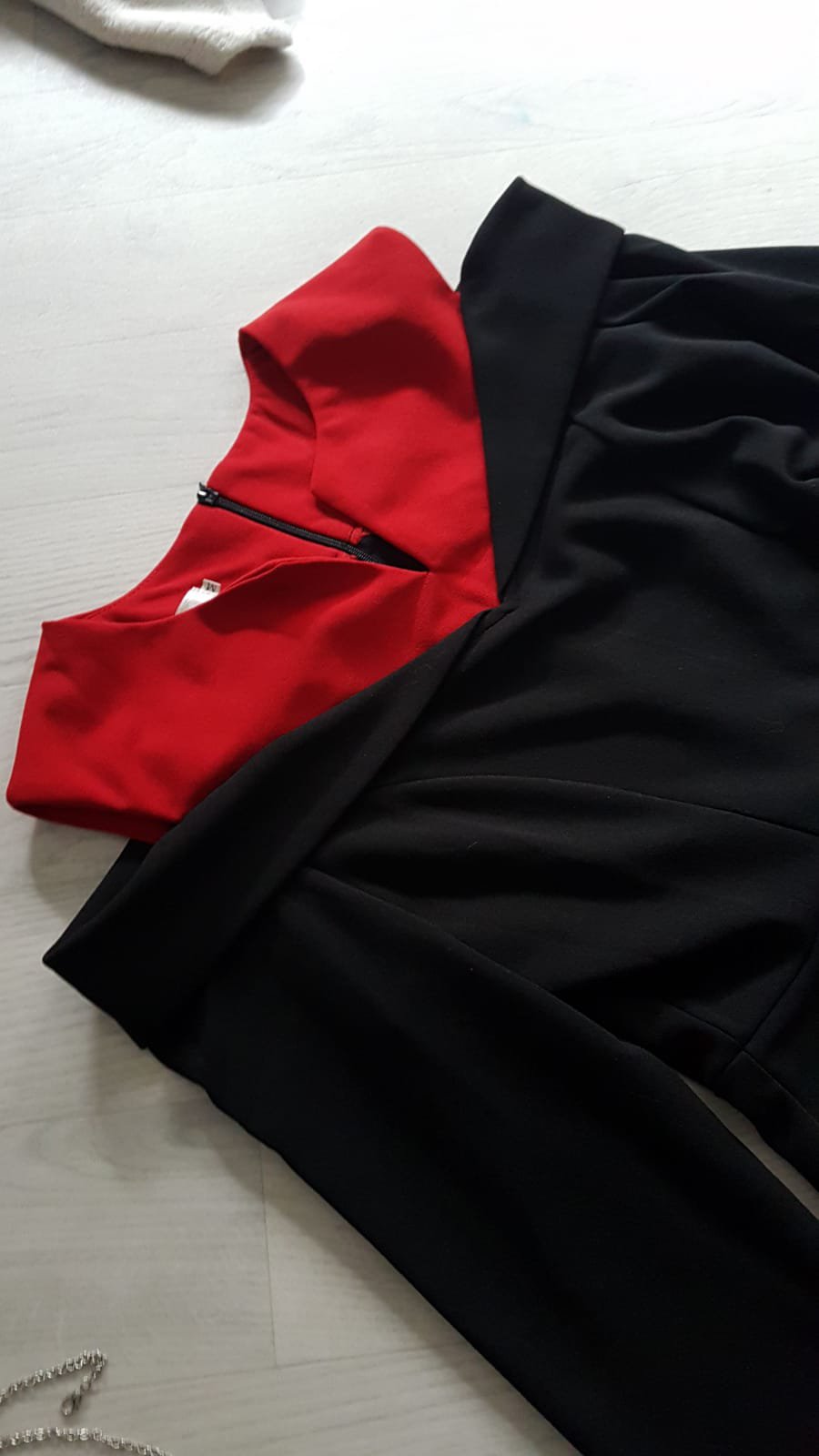 Kleid Vampir Emo Gothic Schwarz Rot Halloween