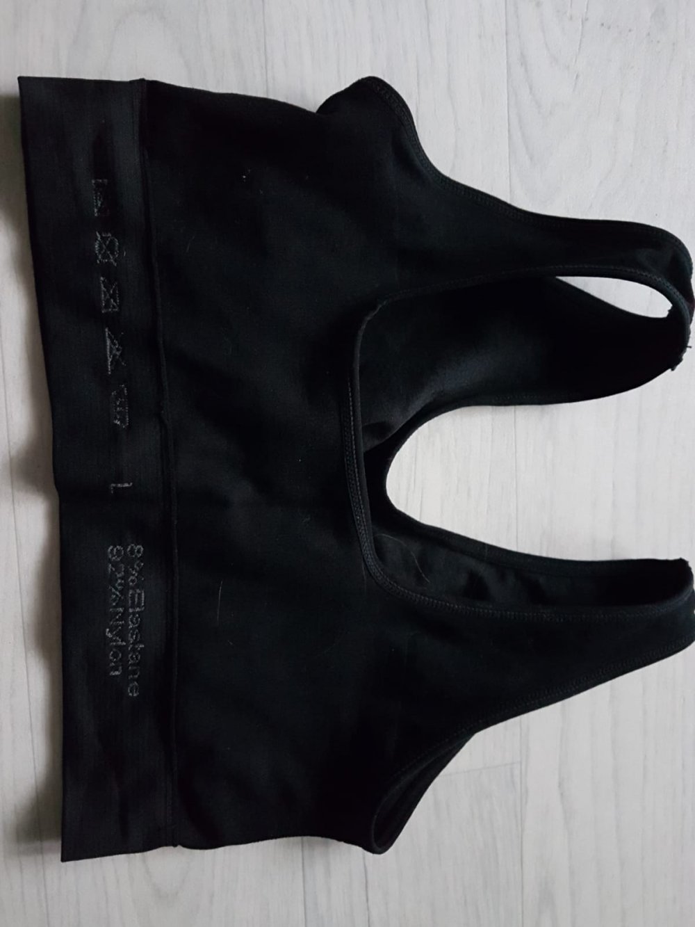 sport bh bustier schwarz 75 b