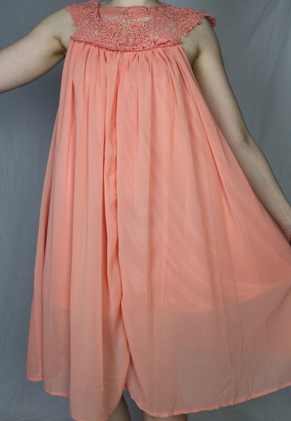 kleid lang leicht sommer spitze