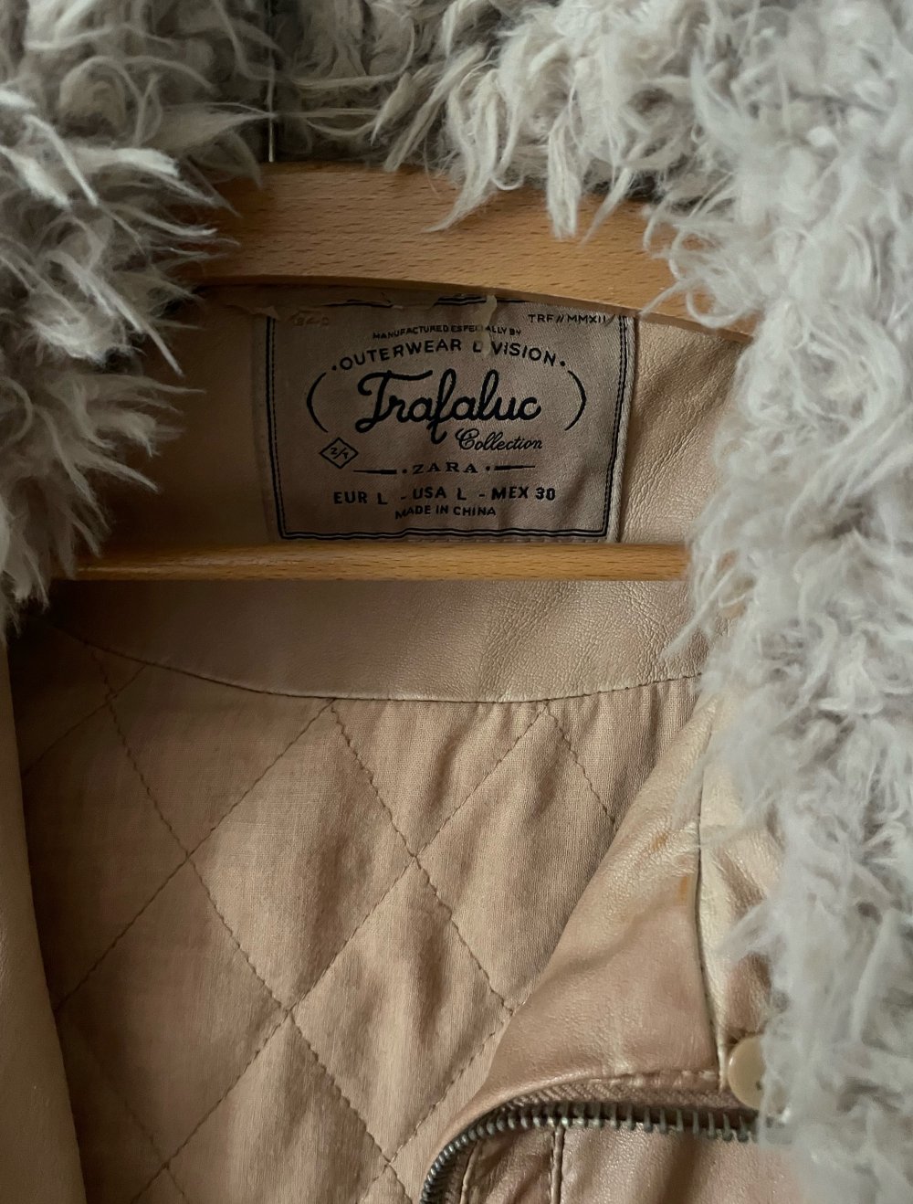 Bikerjacke Cognac