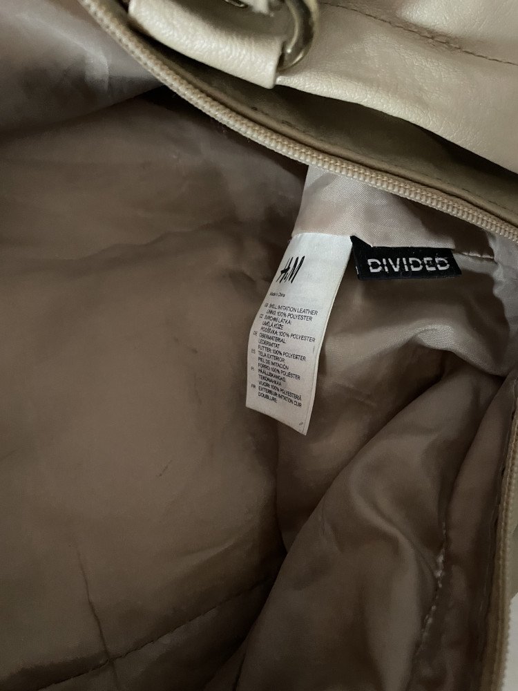 Handtasche Beige