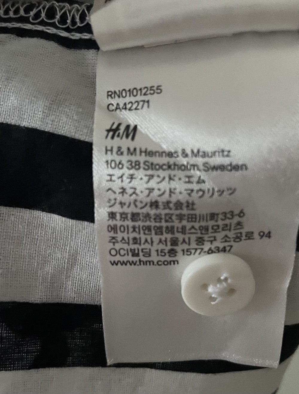Streifen Bluse