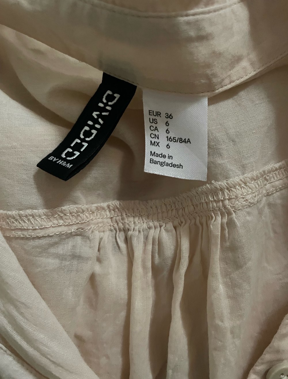 Hemdbluse Beige