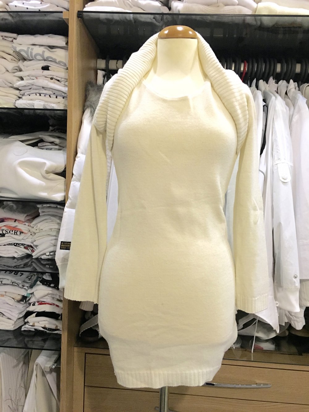 Des GUES Strickpullover Nutnuthautfarbennewt beige Newt Größe S 36