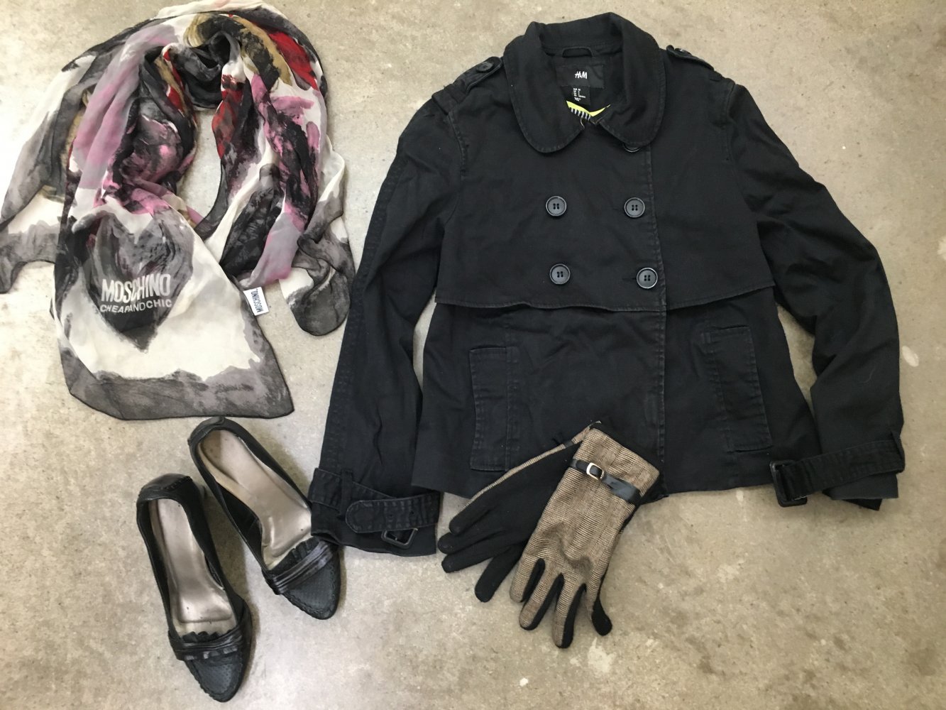 Jacke im Cape Stil von H&M Größe S 36 Übergangsjacke