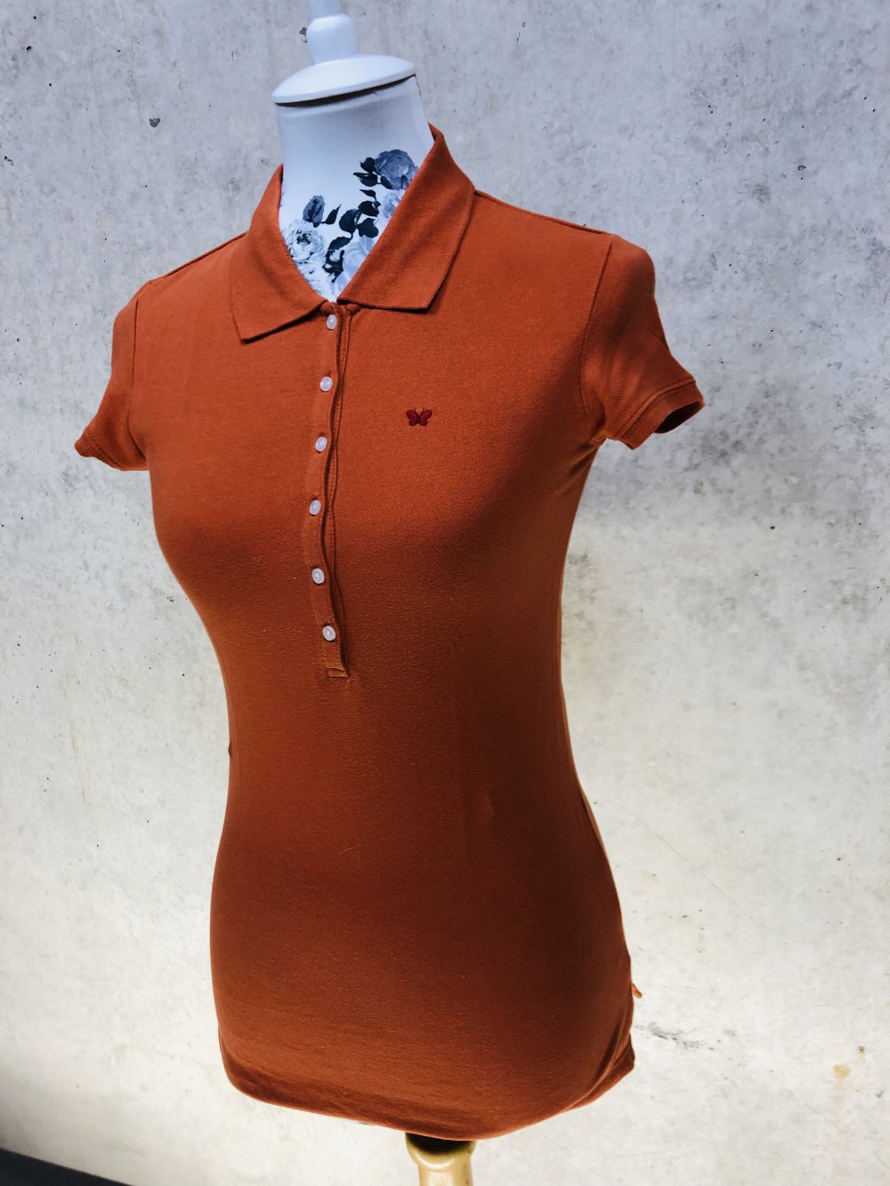 Aeropostale Basic Polo T-Shirt Poloshirt slim fit Gr S 36