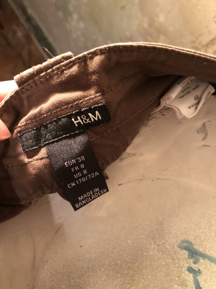 Braune Bermudahose