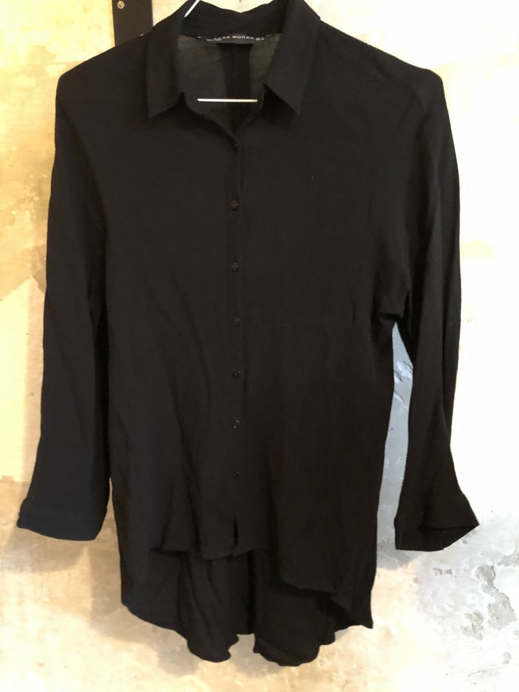 Schwarze Bluse von Zara