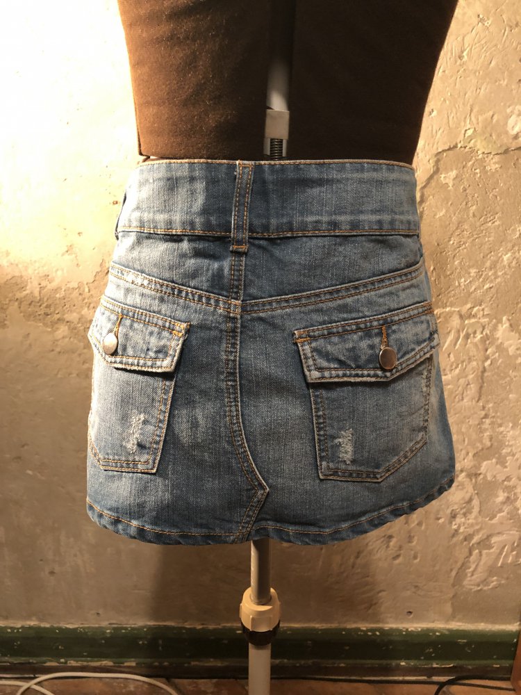Jeans Minirock 